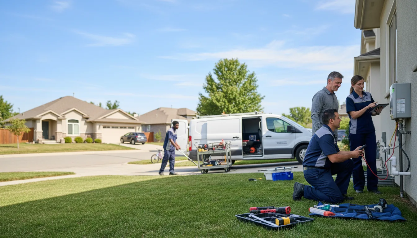 Tankless water heater service in Markham, VA